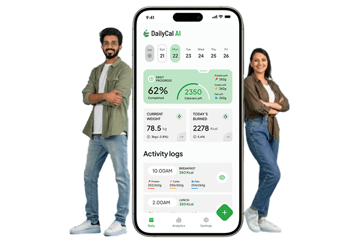 DailyCal AI App Preview